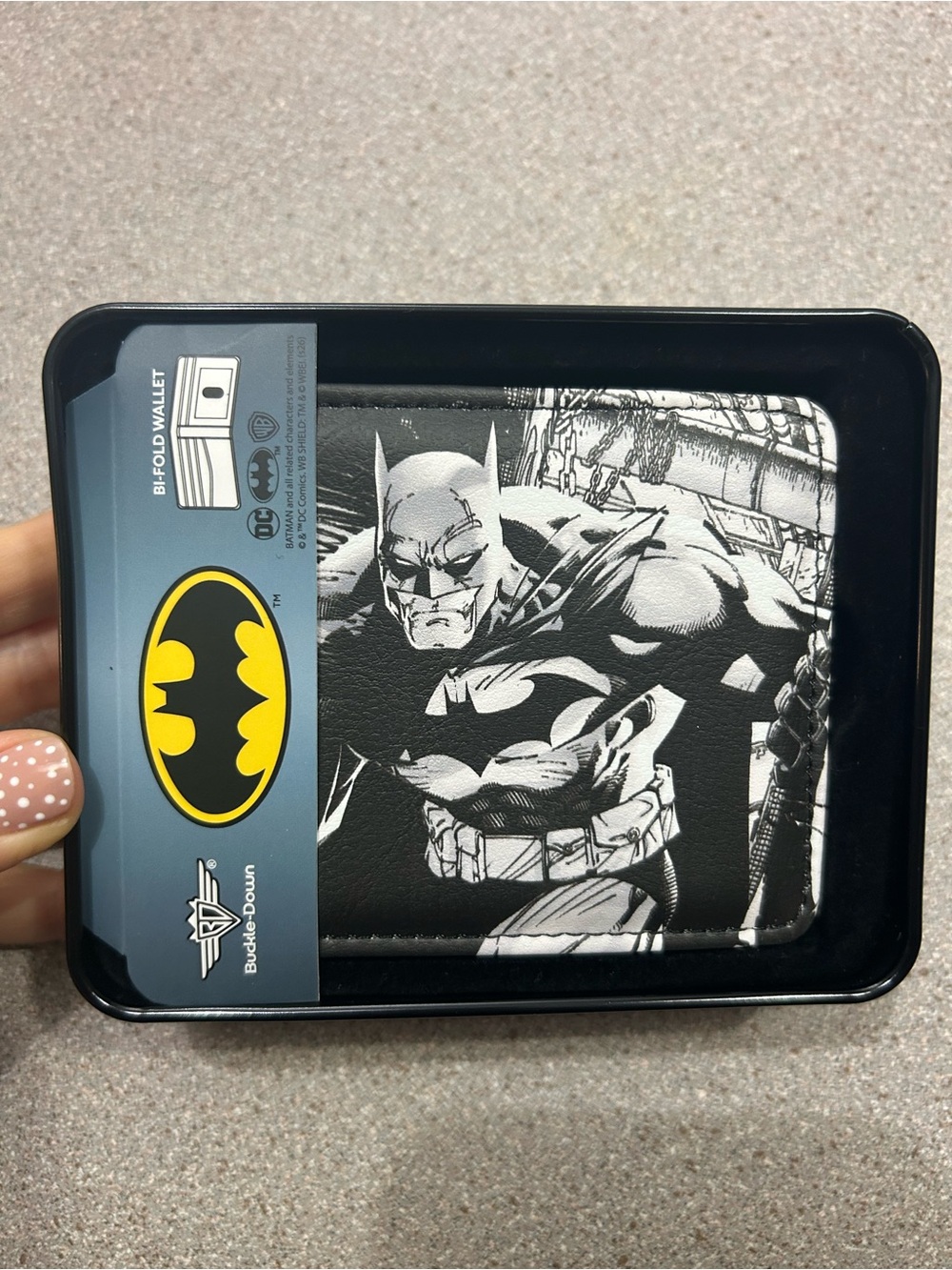 NWT licensed limited edition DC Batman men’s Bifold Wallet
